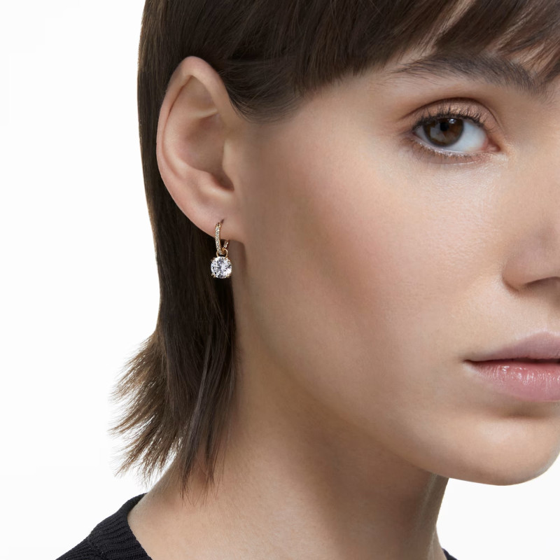 Długie kolczyki  Swarovski Stilla ze stali