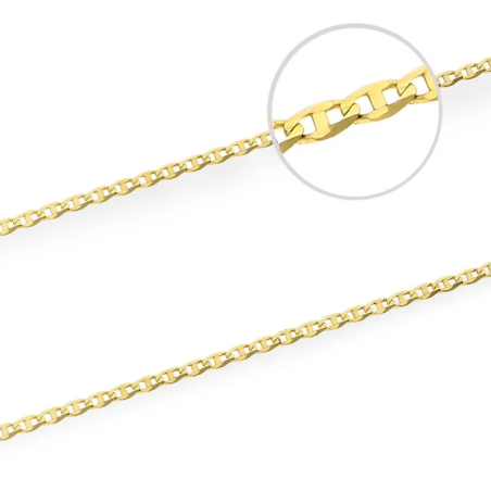 Złoty łańcuszek Gucci pr. 375 - JubilerSezam.pl