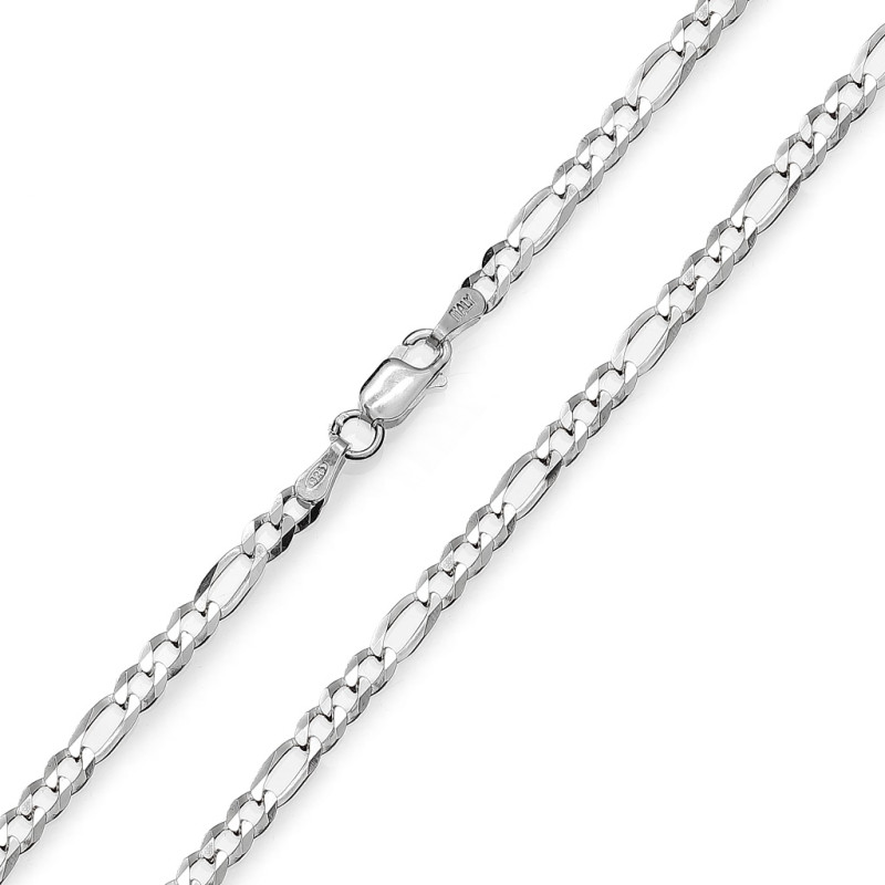 Objevte elegantní stříbrný řetízek Figaro (ryzost 925) o šířce 3 mm. Nadčasový design, ideální pro každodenní nošení i jako dáre
