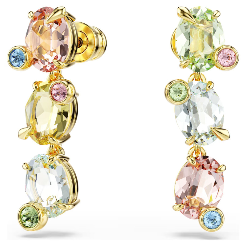 Długie kolczyki Swarovski Gema ze stali