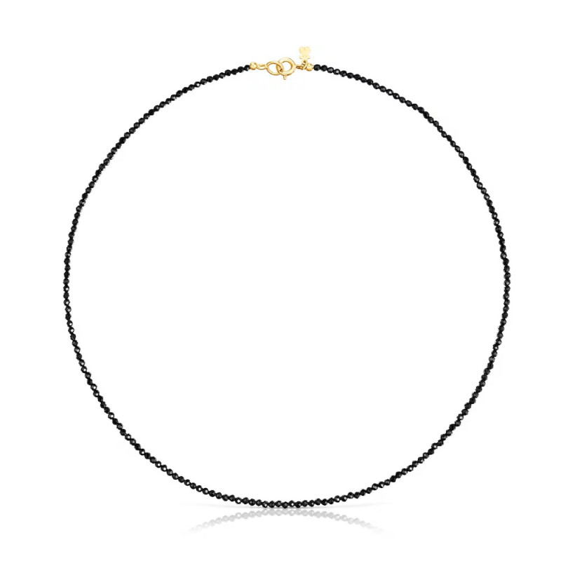 Objevte náhrdelník TOUS Camille ze stříbra pozlaceného 18k zlatem s onyxem. Délka 43 cm. Ideální dárek. Získejte ho nyní v Jubil