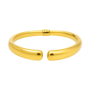 Zlatý stříbrný náramek bangle 925 | iSezam.cz