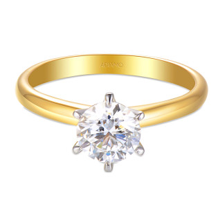 Zásnubní prsten s laboratorním diamantem 1,02 ct | iSezam.cz