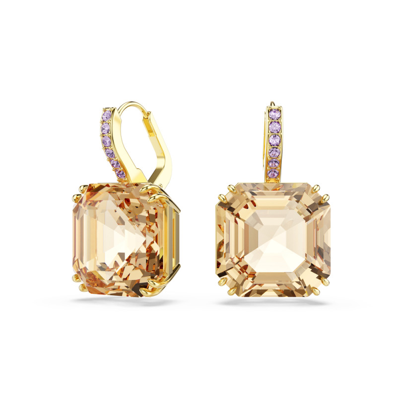 Długie kolczyki Swarovski Millenia ze stali