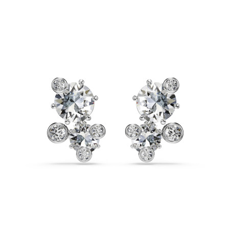 Kolczyki ze stali zapinane na sztyft Swarovski Constella