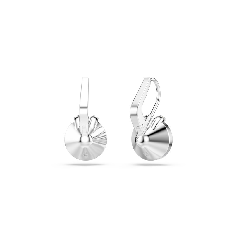 Kolczyki stalowe Swarovski Bella V z niebieskim kryształem
