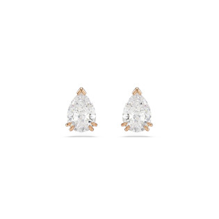 Kolczyki stalowe zapinane na sztyft Swarovski Stilla