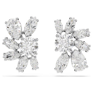 Kolczyki stalowe zapinane na sztyft Swarovski Mesmera