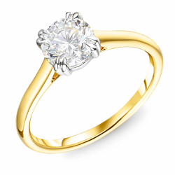 Prsten Soliter s laboratorním diamantem 1,08 ct, zlato 585