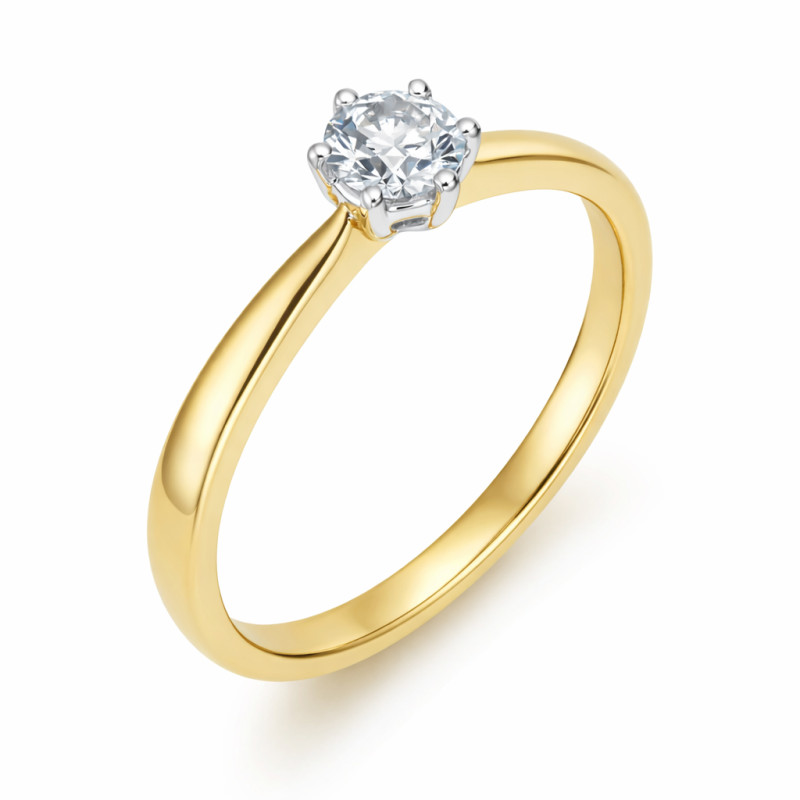 Zásnubní prsten SOLITER s diamantem 0,30 ct | iSezam.cz