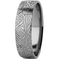Půlkulatý snubní prsten z tantalu 4,5mm | iSezam.cz