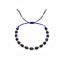 Náramek z lapis lazuli a zlata | iSezam.cz