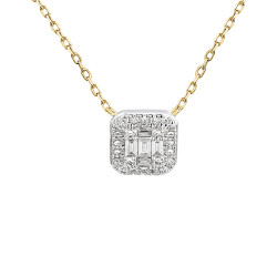 Zlatý náhrdelník s diamanty 0,12 ct Sweet | iSezam.cz