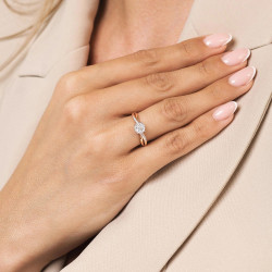 Zásnubní prsten DREAMS s diamanty 0,16 ct | iSezam.cz