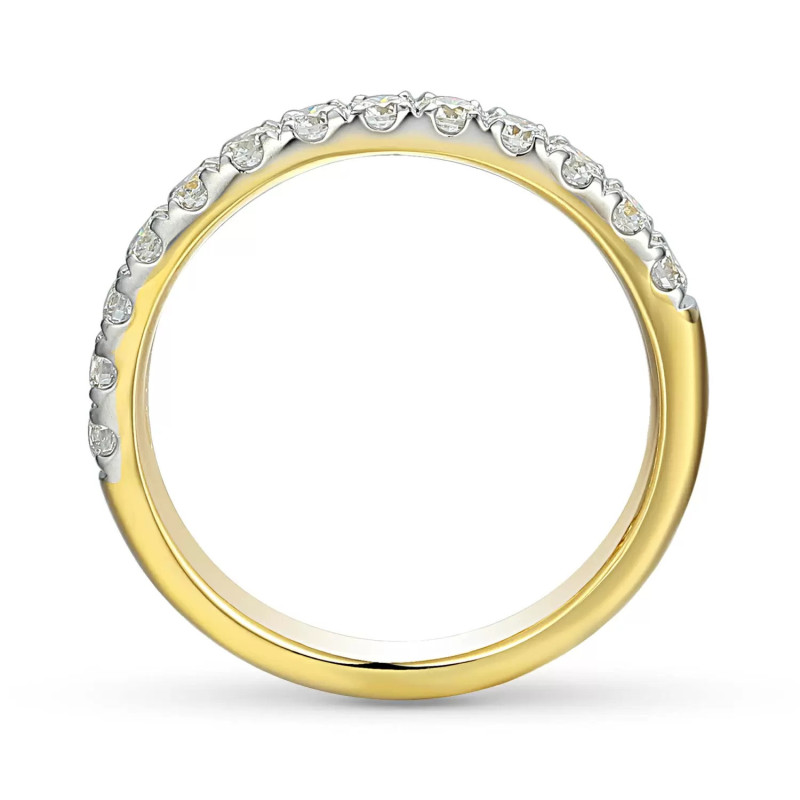 Zásnubní prsten Line of Love s laboratorními diamanty 0,28 ct