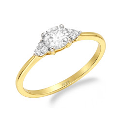 Zásnubní prsten Noble | Diamanty 0,61ct | Zlato 585 | iSezam.cz