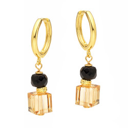 Visací náušnice Spinel & Swarovski | iSezam.cz