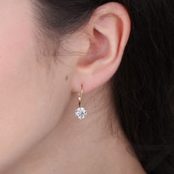 Náušnice z laboratorních diamantů 2,06 ct | iSezam.cz
