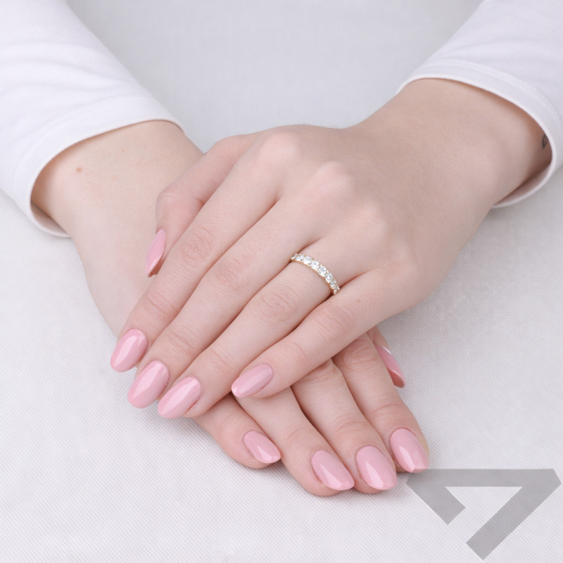 Prsten Line s laboratorními diamanty 0,97 ct, zlato 585