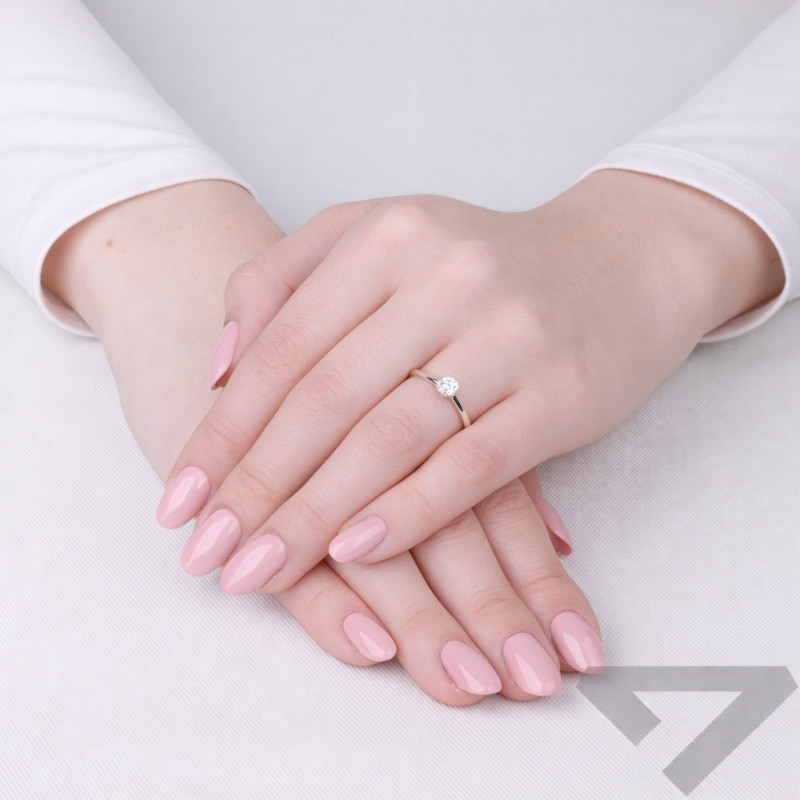 Zásnubní prsten s laboratorním diamantem 0,32 ct | iSezam.cz
