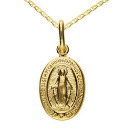 Zlatý set na přijímání 585 Neposkvrněná + řetízek Gucci