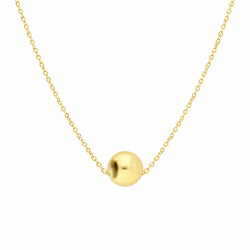 Zlatý Náhrdelník s Kuličkou ryzosti 375 - Minimalistický Design