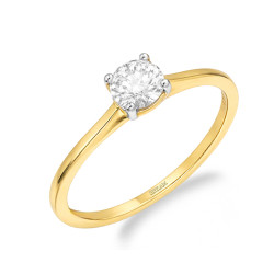 Zásnubní prsten s laboratorním diamantem 0,73 ct | Zlato 585