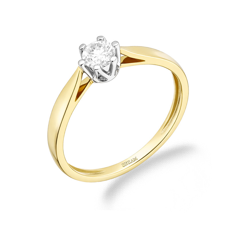 Zásnubní prsten Royal 0,30 ct, zlato 585
