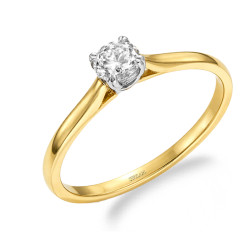Objevte jedinečný zásnubní prsten s laboratorním diamantem 0,31 ct ze zlata 585. Luxusní design a certifikovaná kvalita. Ideální