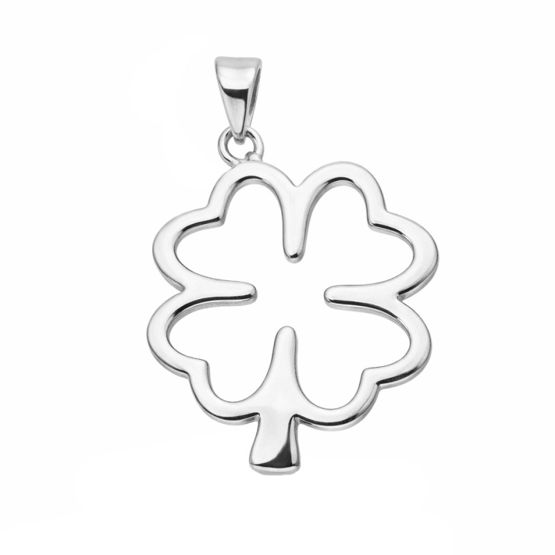 Objevte jemný stříbrný přívěsek 925 ve tvaru čtyřlístku s ocáskem. Symbol štěstí a elegance pro každodenní nošení. Ideální dárek