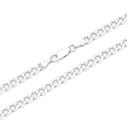 Řetízek vzor panceř ze stříbra 925, šířka 4 mm, rhodiovaný. Tento nadčasový šperk dodá eleganci každému outfitu. Vhodný pro samo
