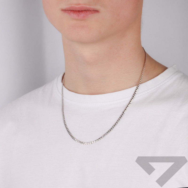 Řetízek panceřový 3 mm, stříbro 925