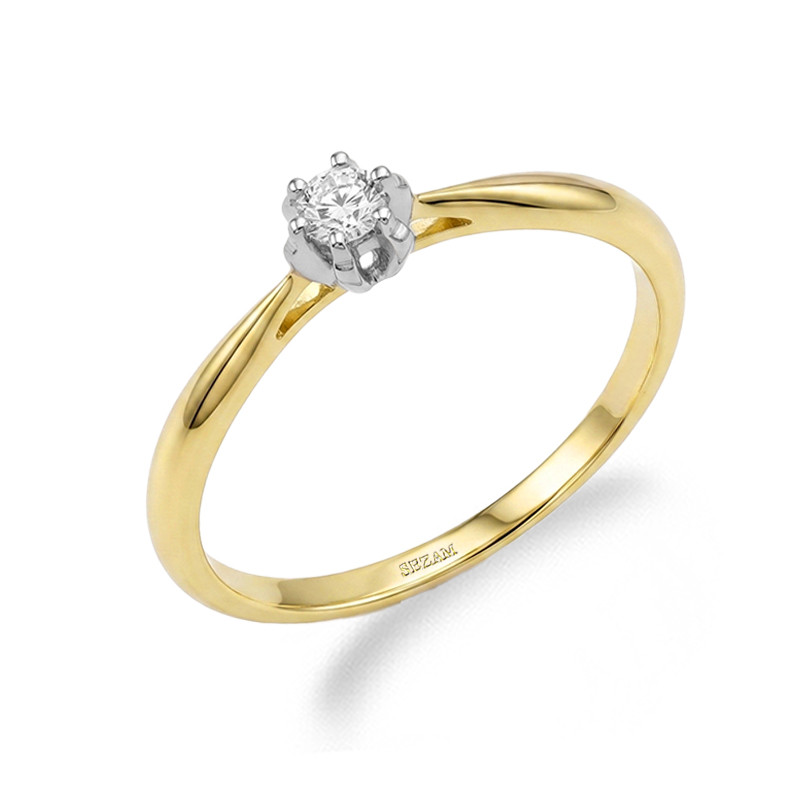 Objevte elegantní zásnubní prsten Electa ze zlata 585 s diamantem 0,10 ct. Perfektní volba pro váš velký den. Exkluzivní nabídka
