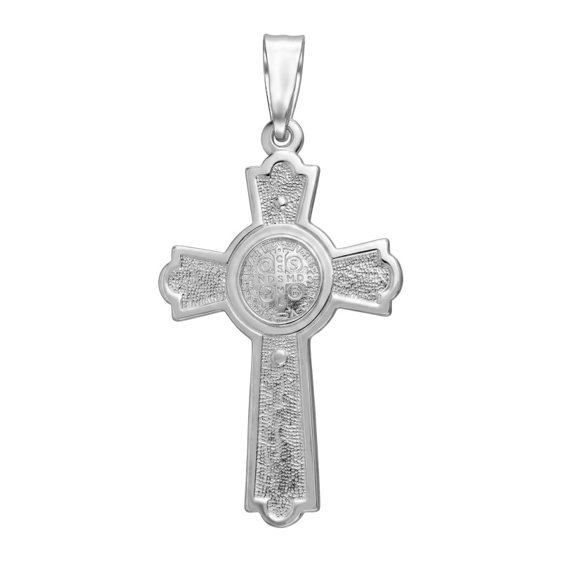 Kříž sv. Benedikta ze stříbra 925