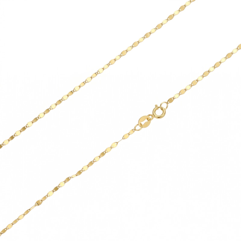 Zlatý řetízek plíšky ryzost 585 - Minimalistický design | iSezam.cz