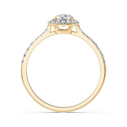 Zásnubní prsten Soliter Eternity s diamanty 101-10095-Y-0.5 | iSezam.cz