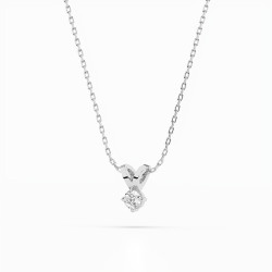 Náhrdelník Soliter s diamantem 104-10037-W-0.1 | iSezam.cz