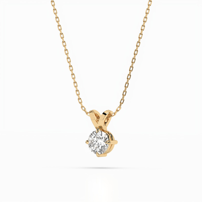 Náhrdelník Soliter s diamantem KB 104-10037-Y-0.5