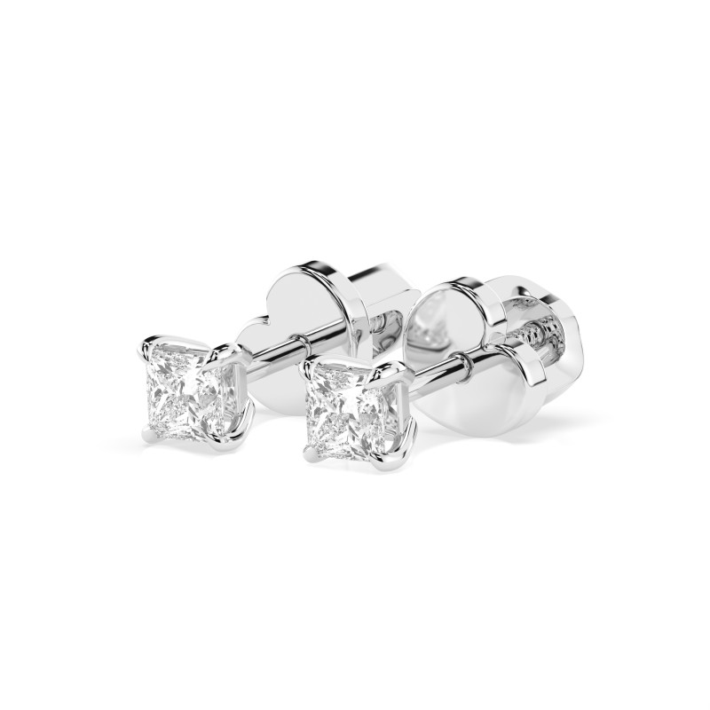 Náušnice Soliter Motýlek s diamanty KB 102-10113PR-W-0.2