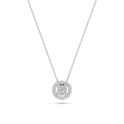 Náhrdelník Iluze s diamanty 104-10002-W-0.03 - Jubiler Sezam