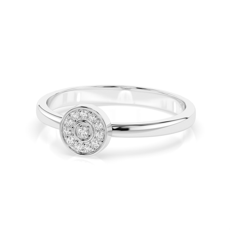 Prsten Iluze s diamanty 101-10075-W-0.07 | iSezam.cz