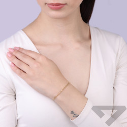 Zlatý náramek Rolo 3mm | Ryzost 375 | iSezam.cz