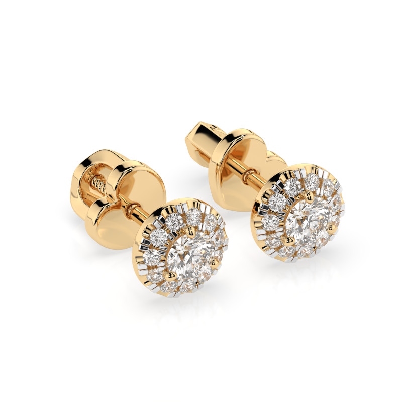 Náušnice Soliter Věčnost s diamanty 0.24ct | iSezam.cz