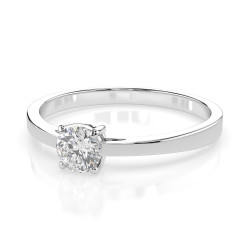 Zásnubní prsten s diamantem 0,3 ct | iSezam.cz