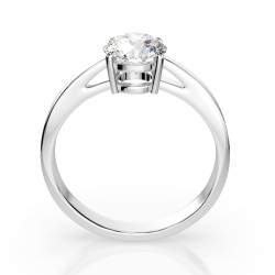 Zásnubní prsten s diamantem 1ct | Bílý Zlatý 585 | iSezam.cz