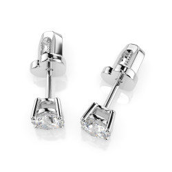 Zlaté náušnice motýlek s diamanty 0,6ct | iSezam.cz