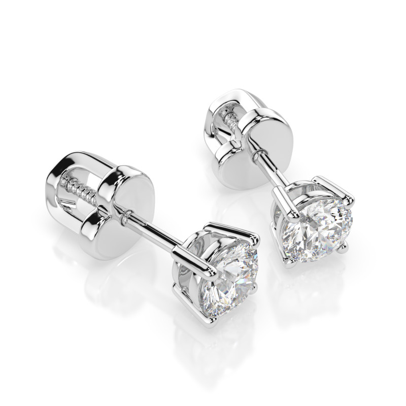 Zlaté náušnice motýlek s diamanty 0,6ct | iSezam.cz