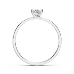 Zásnubní prsten Soliter s diamantem 0.15ct | iSezam.cz