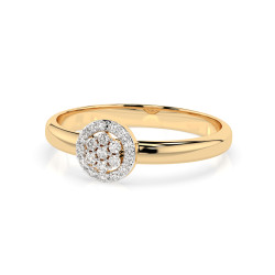 Prsten Iluze s diamanty 101-10072-Y-0.08 | iSezam.cz
