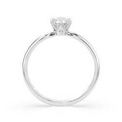 Zásnubní prsten Solitaire s diamantem 101-10040-W-0.3 | iSezam.cz